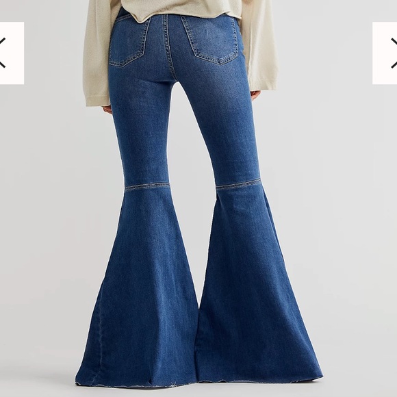 Free People Just Float On Flare Jeans - Picture 2 of 6